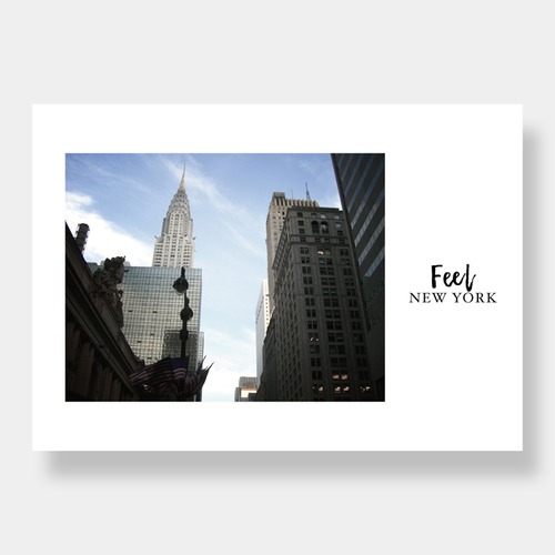 Feel NEW YORK ポスター〈Chrysler Building〉A4