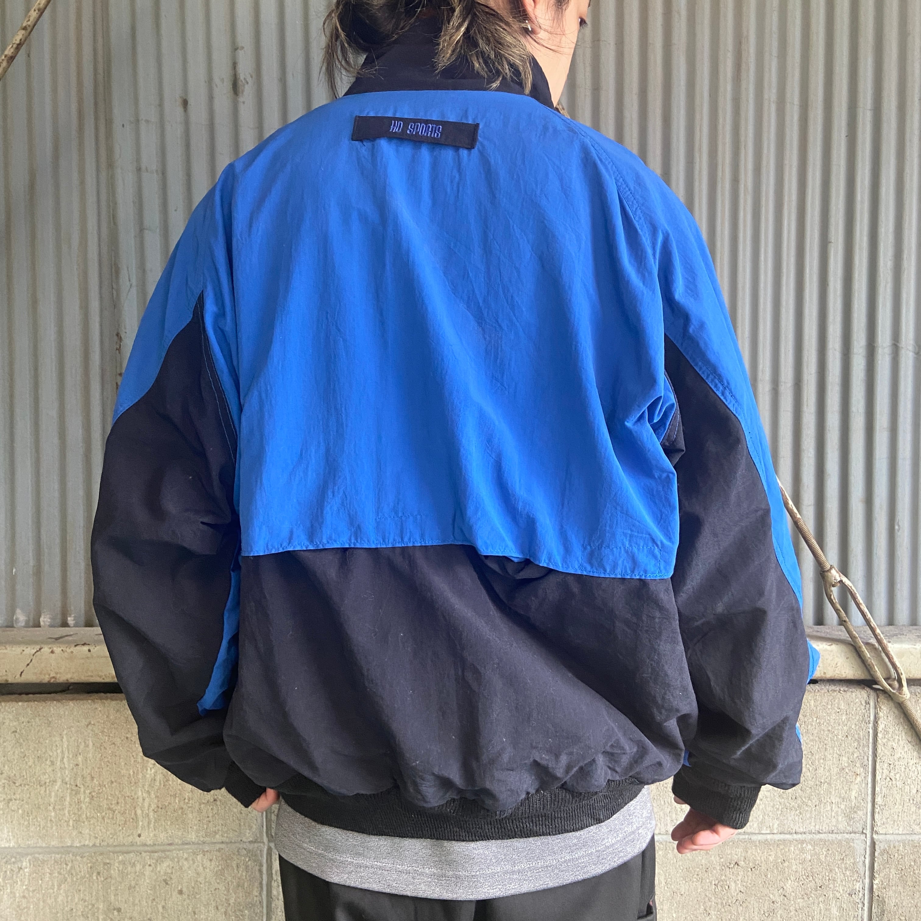 90年代 USA製 HO SPORTS コットン ハイネック ジャケット メンズXL相当