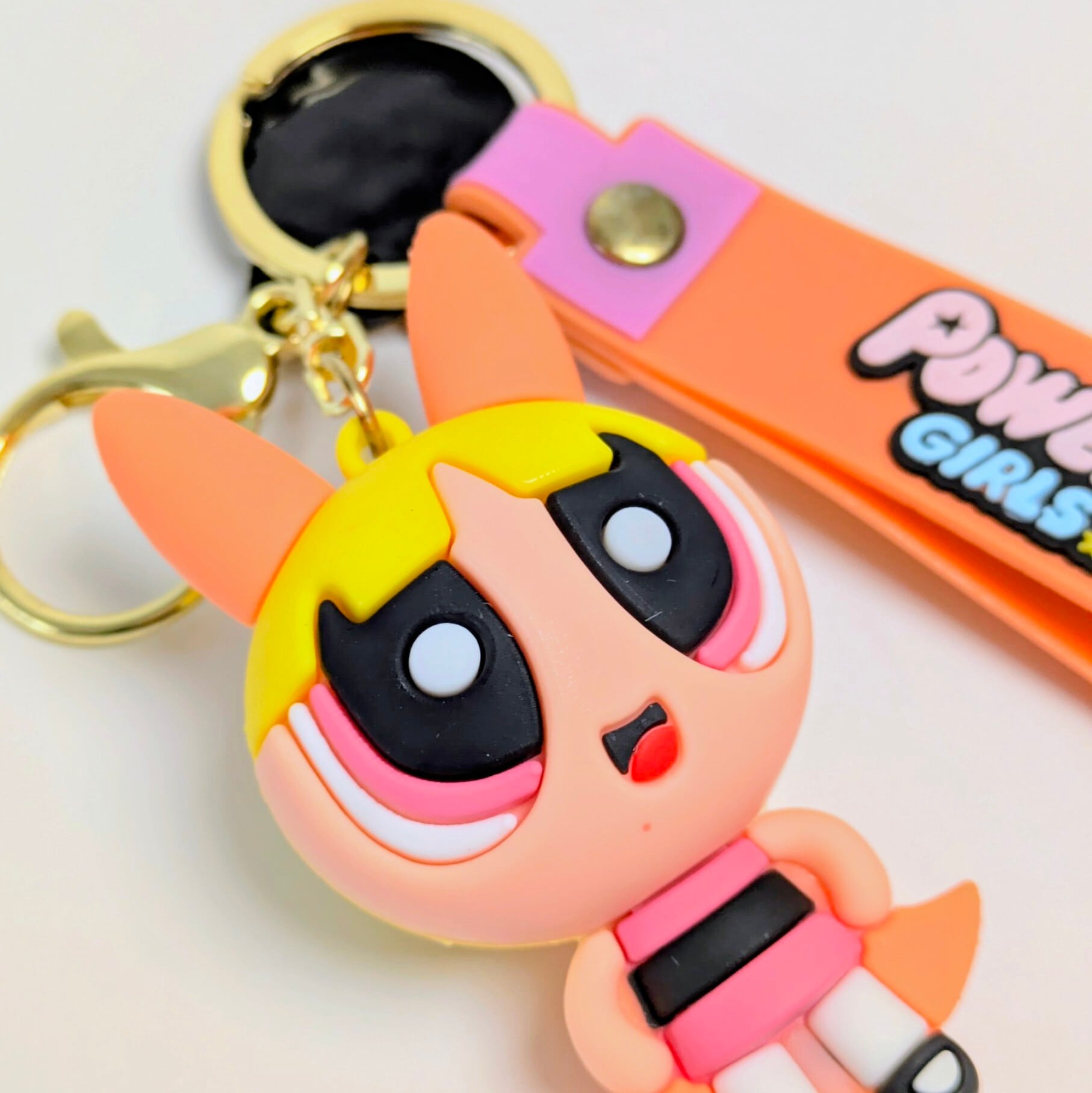 The Powerpuff Girls ( パワーパフガールズ ) 】 3D Rubber KeyHolder