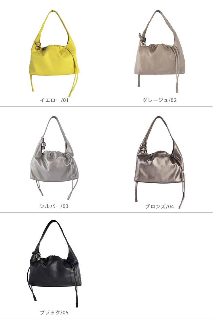 【美品】土屋鞄　ツチヤカバン　ハンドバッグ　巾着　肩掛け可能　フリンジ グレー レディース バッグ（条件：巾着）| ファッション通販 タカシマヤ