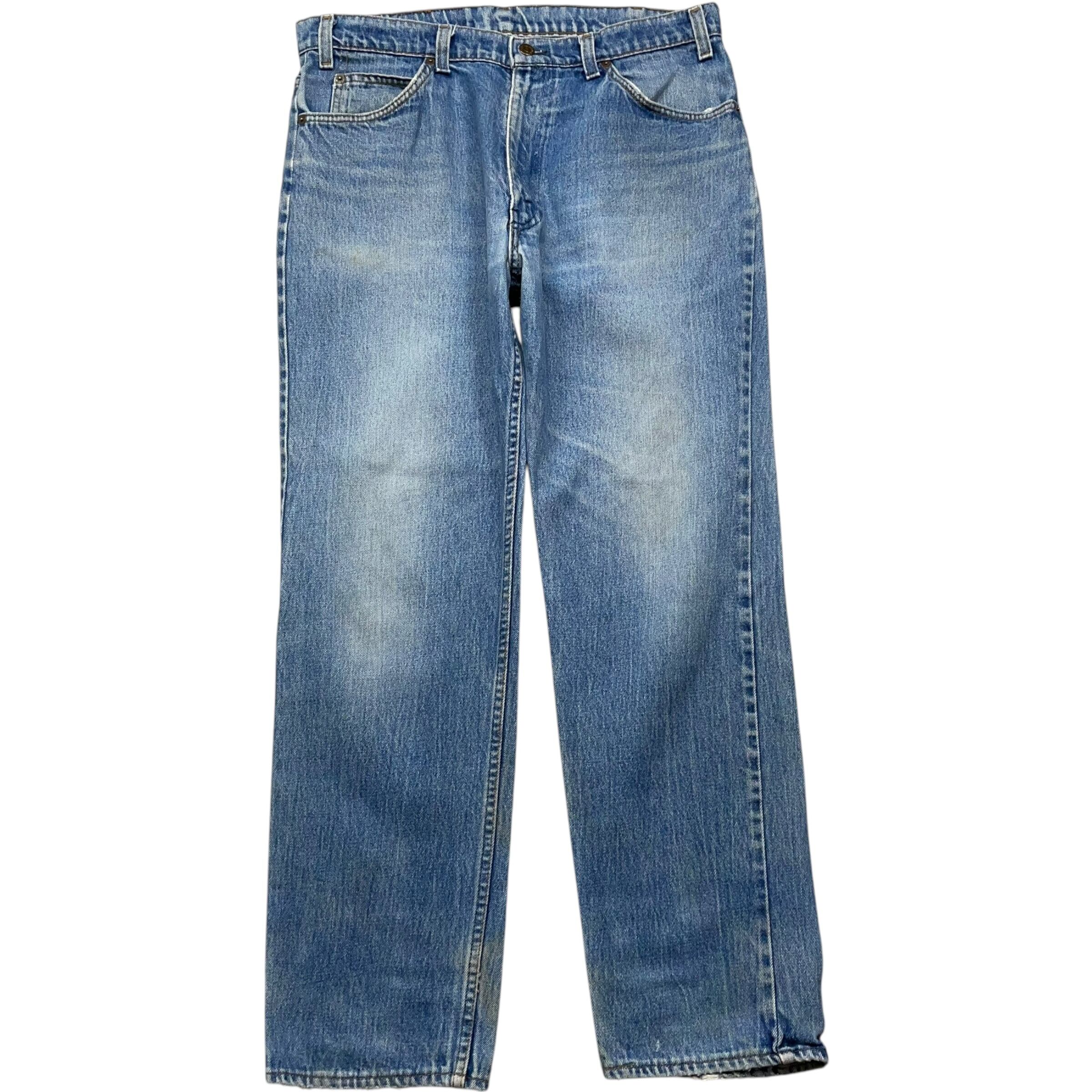 《実寸 W35L30》 Levi's リーバイス デニムパンツ ブルー 色落ち USA製 90年代 vintage no.5481S