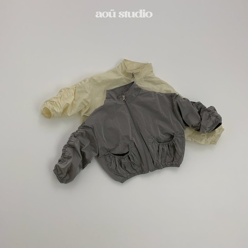 aou studio［取寄］shirring wind breaker jumper 26spring