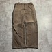 ダークブラウン ダブルニー Carhartt B136 DKB 36×32