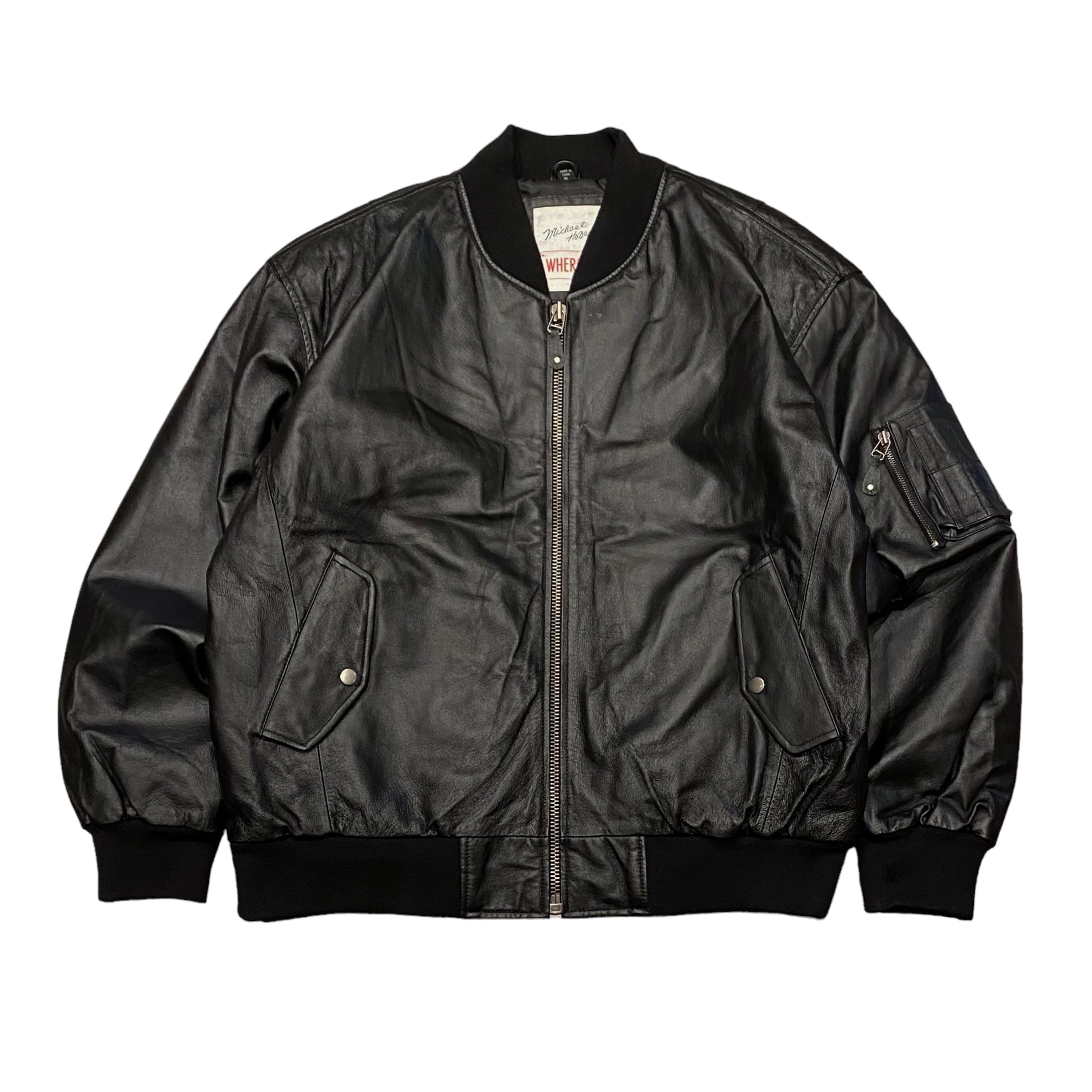 90's Michael Hoban All Leather Versity Jaket 90's Michael Hoban All Leather Versity Jaket