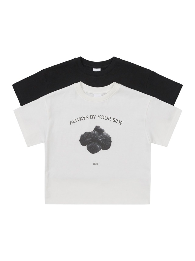 【取寄】our|poodle tee|プードルT|S-JXL|kids&jr|26 spring