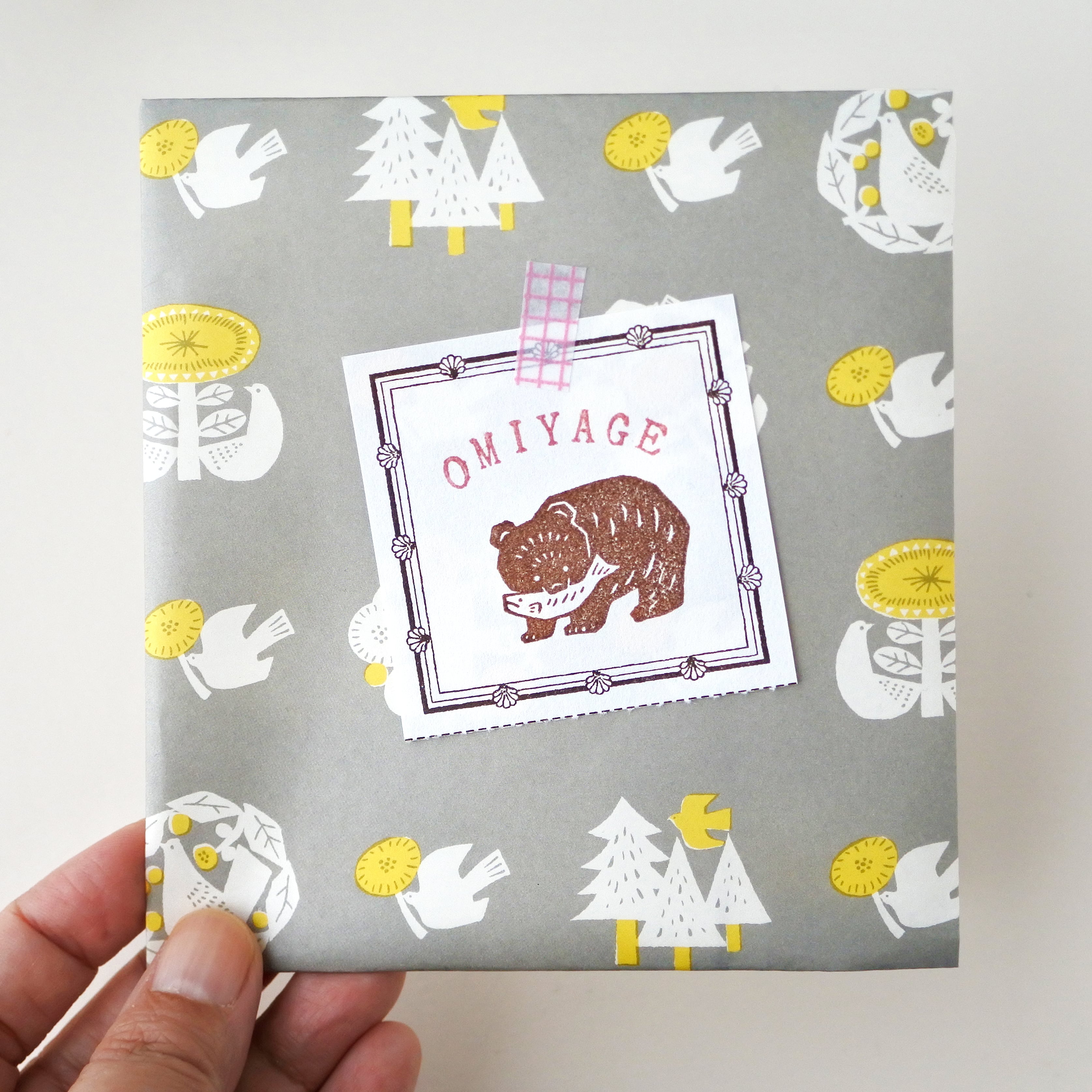 スタンプセット / 木彫りの熊 | Mokuji
