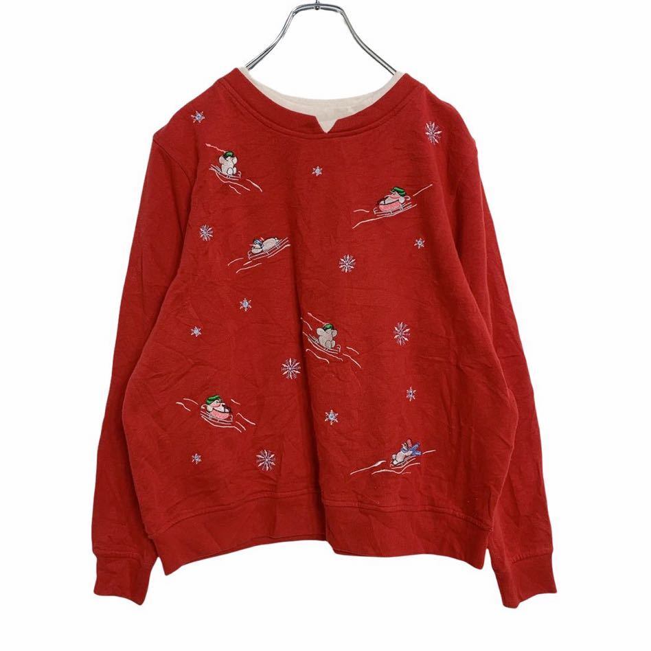 shenanigans ダブルネック スウェットトレーナー ウィメンズ M petite