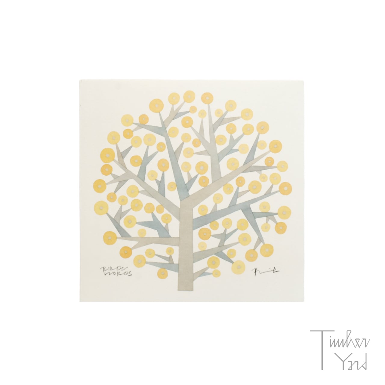POSTER 20 / TREE OF HOPE / ツリーオブホープ / 正方形 / BIRDS