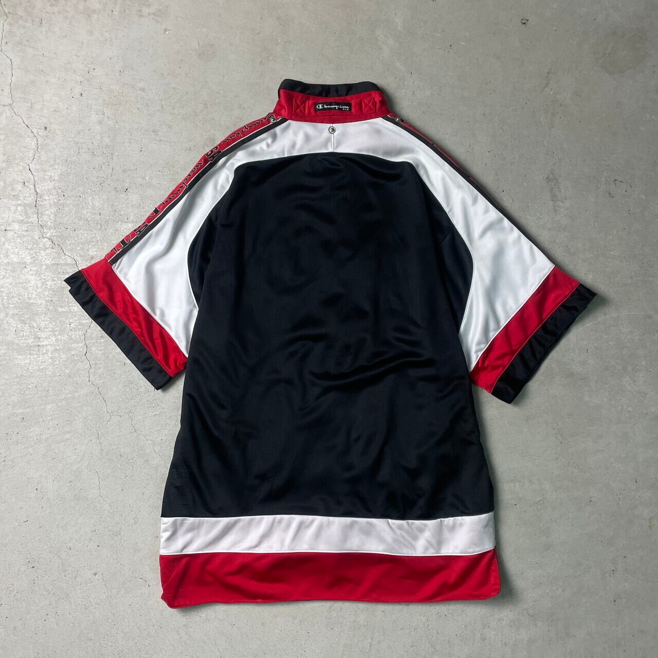 Champion チャンピオン 半袖 サイドライン ジャージ トラック 