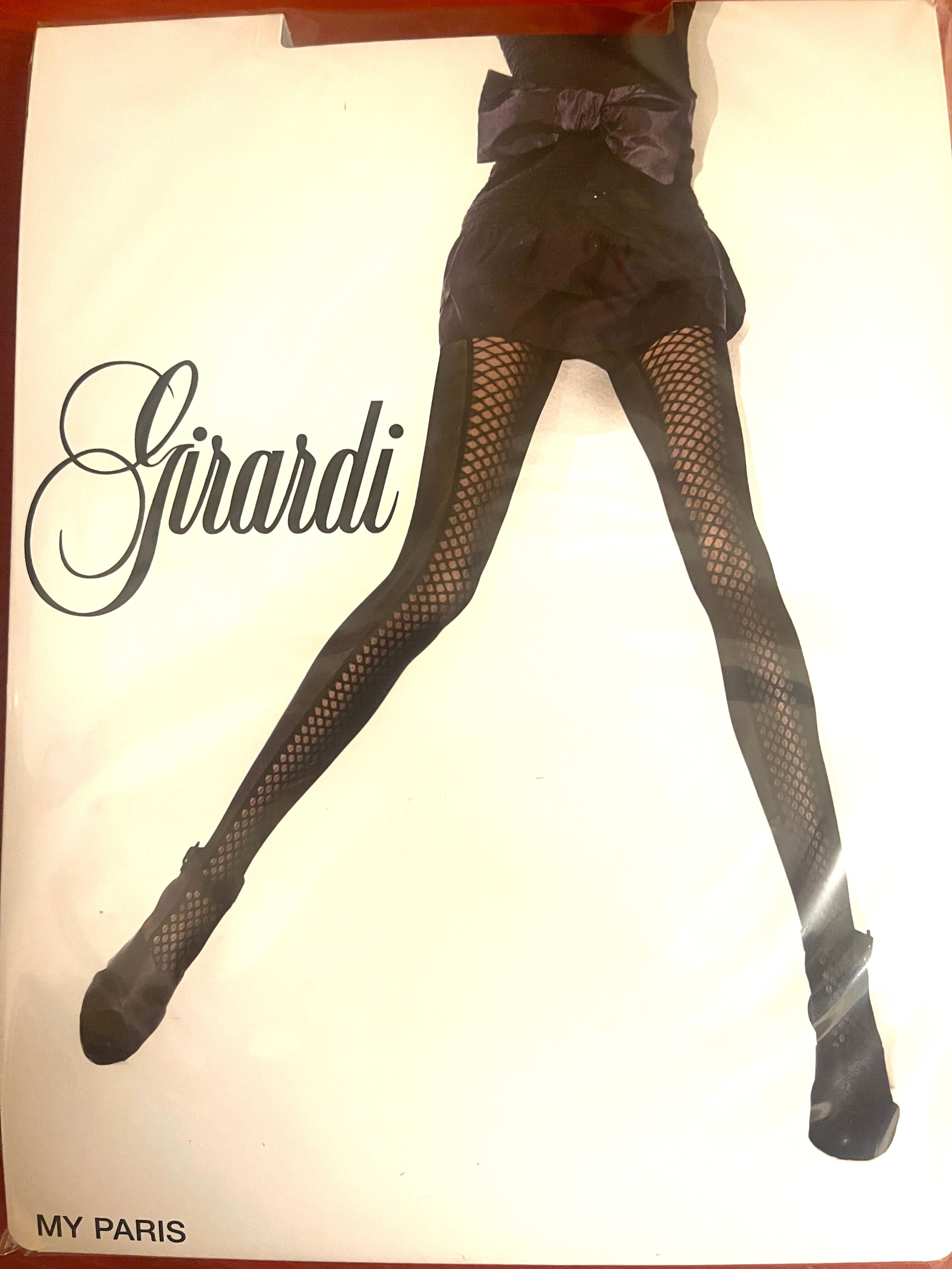 GIRARDI<ジラルディ> イタリア製 50デニールデザインタイツ MY PARIS
