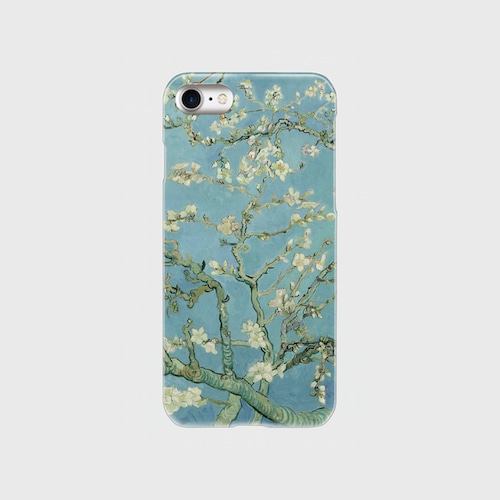 ゴッホ「花咲くアーモンドの木の枝」 スマホケース