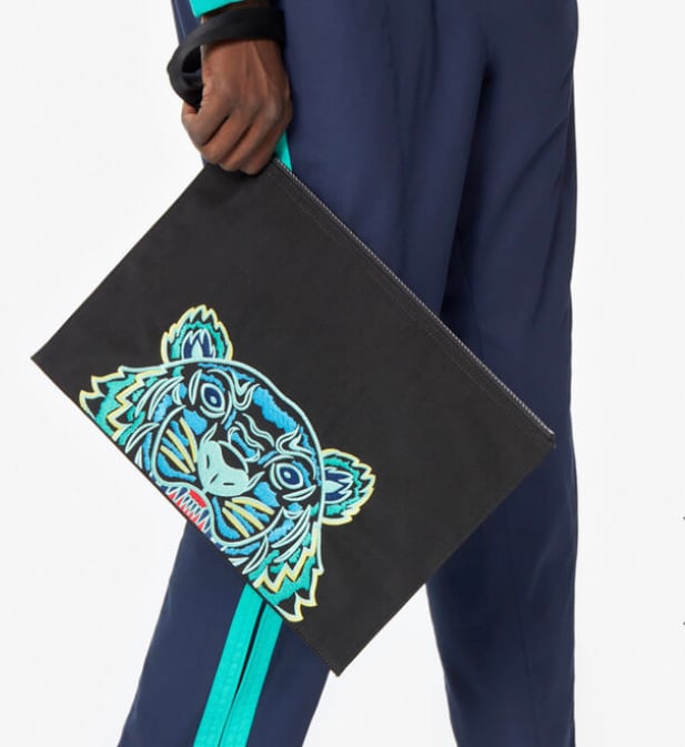 KENZO（ケンゾー）/ tiger canvas A4 / クラッチバッグ / ユニセックス