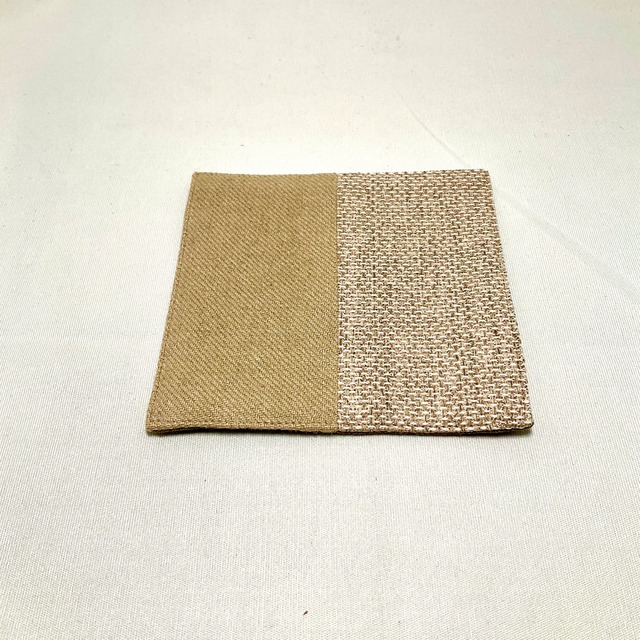 【ワーキングオフィス】布コースター・樹林（イエロー）IKI1380