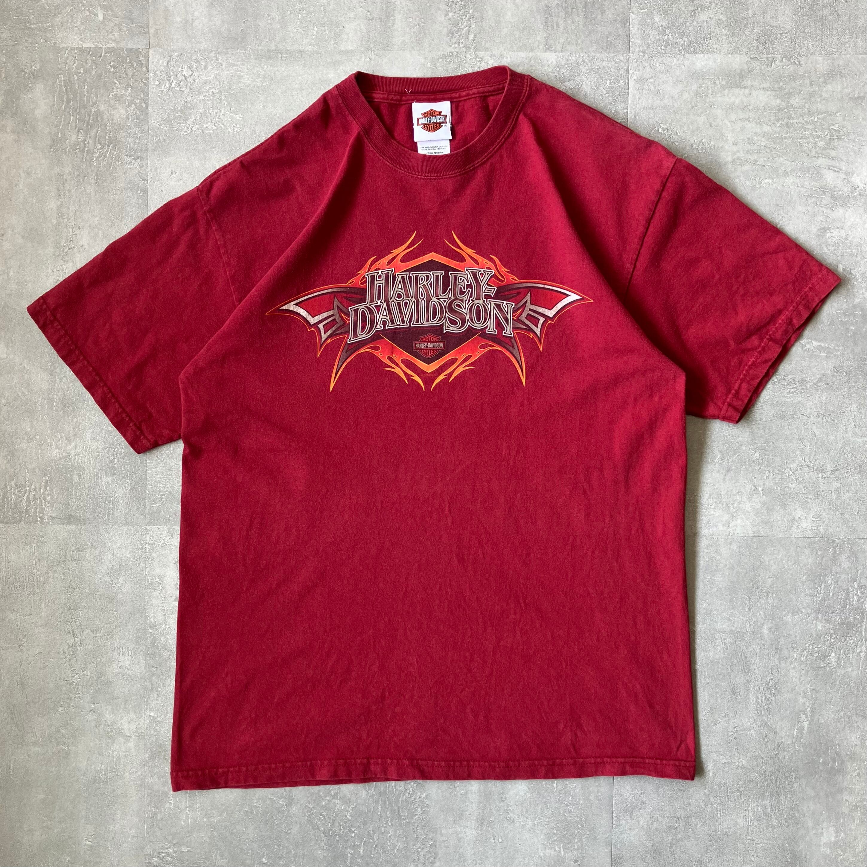 《L size》Harley-Davidson ハーレーダビッドソン 00s usa製 両面プリントTシャツ No.3206