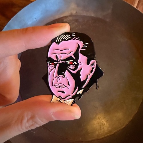 TOPANGA Jewelry Pin Brooch "Horror C"　ピンブローチ　ホラー　ジャケット　キャップ　プレゼント　プチギフト　