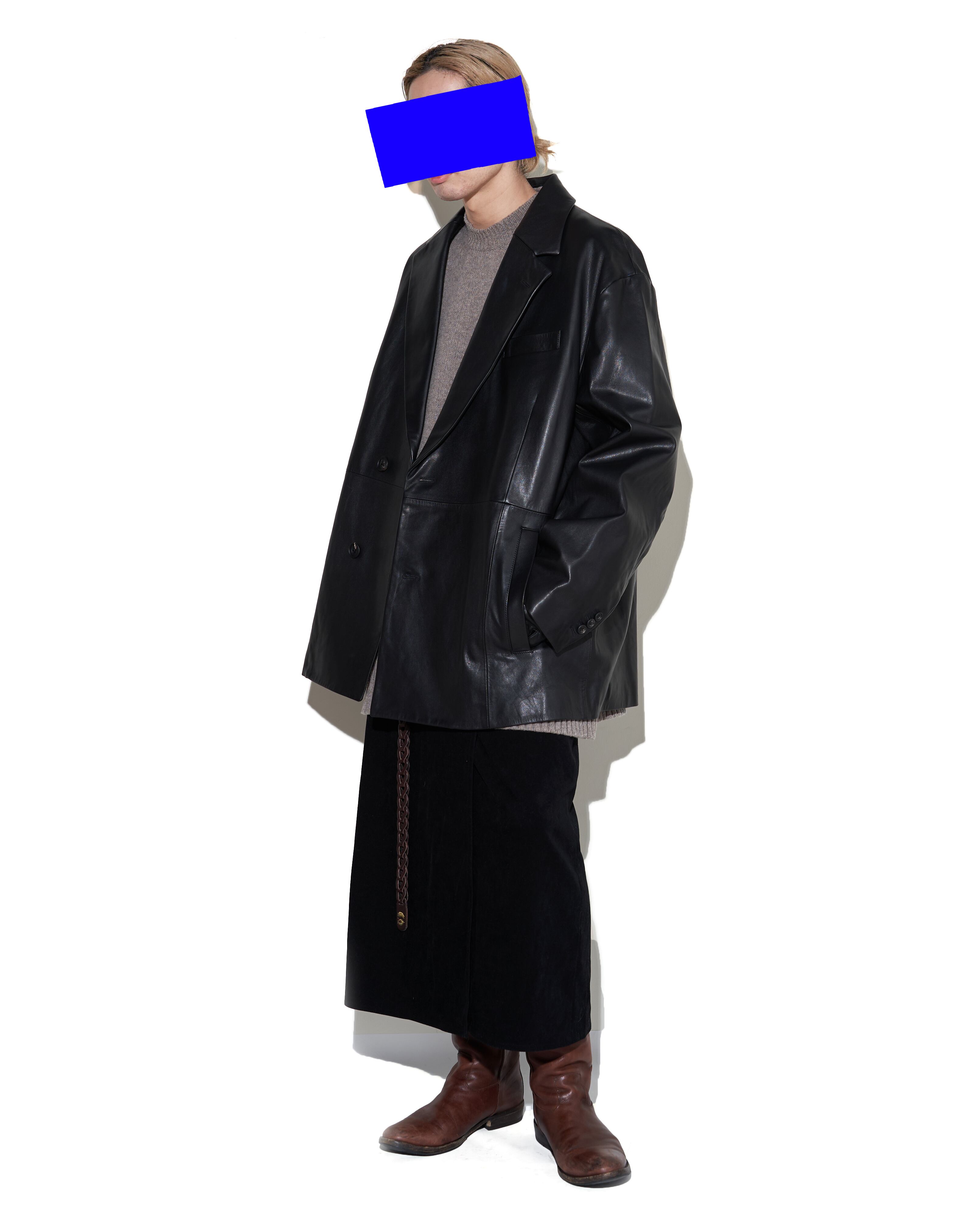 ジャケット・アウター ssstein LEATHER DOUBLE BREASTED JACKET stein LEATHER DOUBLE BREASTED JACKET - tity