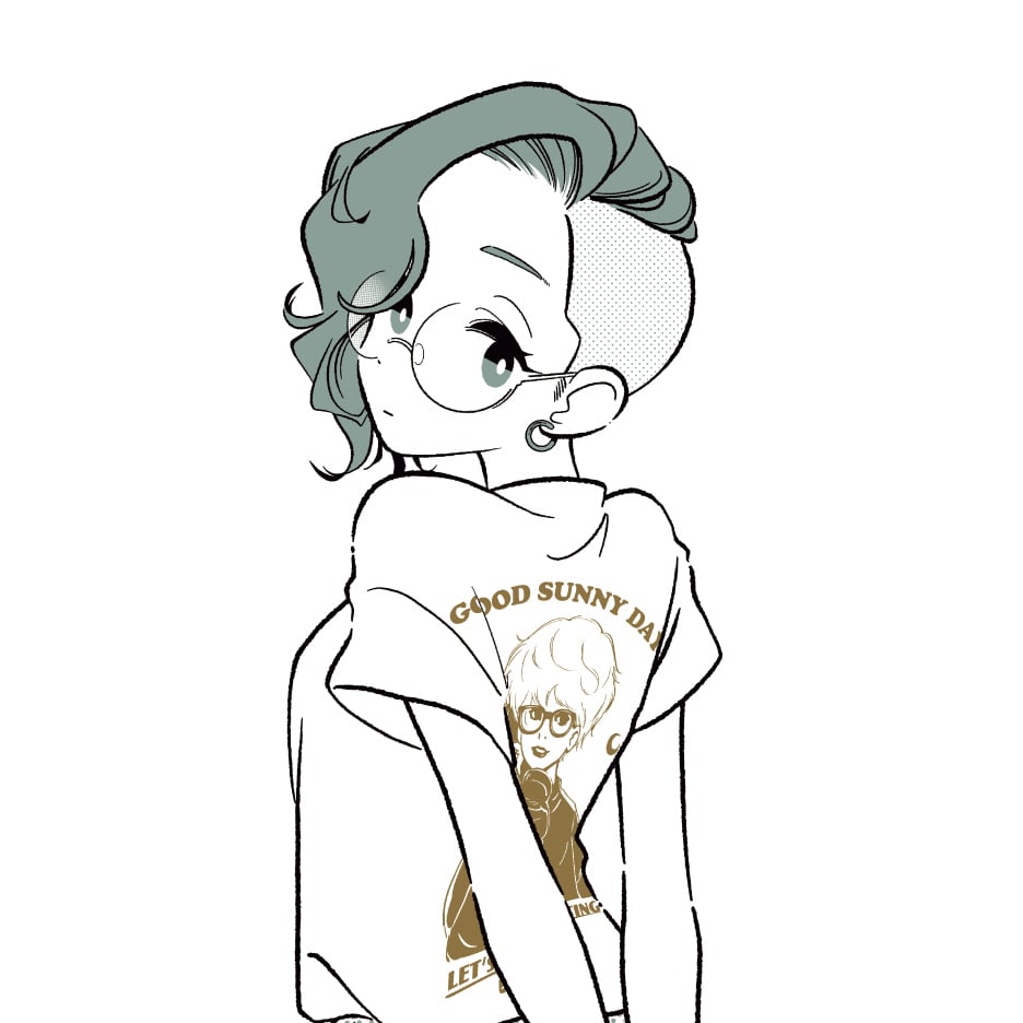 グラフィック Tシャツ ホワイト aj squad / T00004-wh