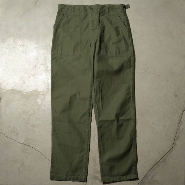 early 60's US ARMY cotton saeen baker pants[32x31.5]