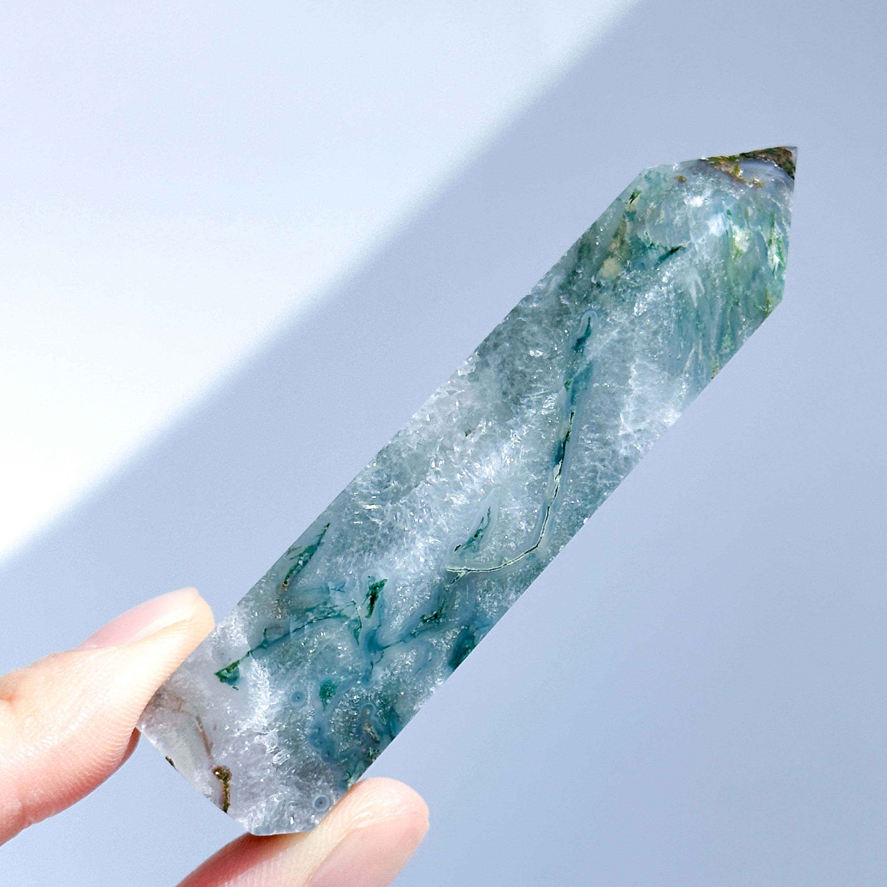 モスアゲート タワー05◇ Moss Agate ◇天然石・鉱物・パワーストーン