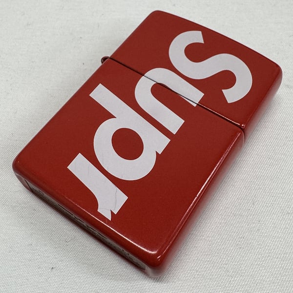 Zippo ライター Supreme 赤 supreme ライター ジッポ zippo 16 week Supreme Logo Zippo ロゴ 赤