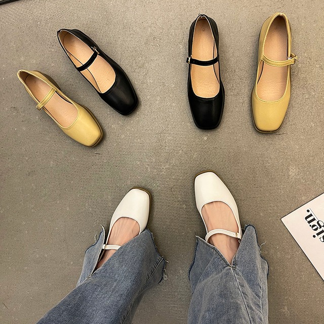 シングルサマーレッドスタンダードバックル 靴 シューズ レトロ 夏物 部族の婦人靴14488493465