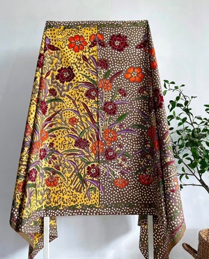 【 ina by hand 】バティック batik インドネシア　布　生地　綿　着物　ストール　羽織　染め物