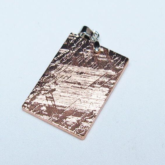 ギベオン ペンダント 隕石 メテオライト ピンクゴールド 一点物  112-13495