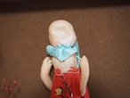 おしゃれガール 青いフリルのムームー JAPANセルロイド 画像9