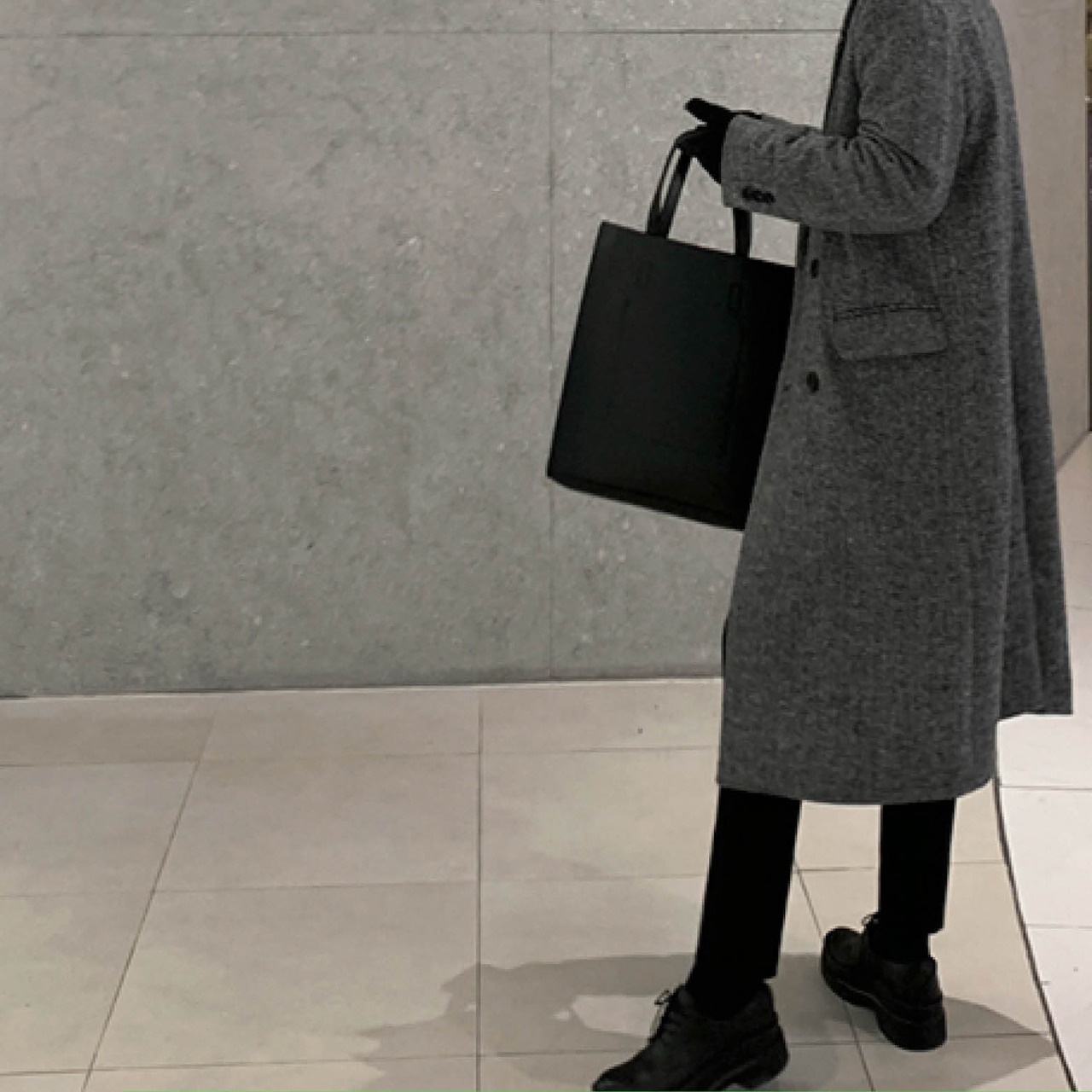 ヘリンボーンチェスターコート　MT0080008