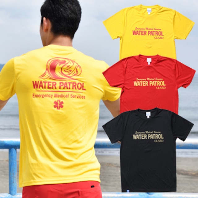 GUARD ガード WATER PATROLデザイン ドライＴシャツ s-223 メンズ