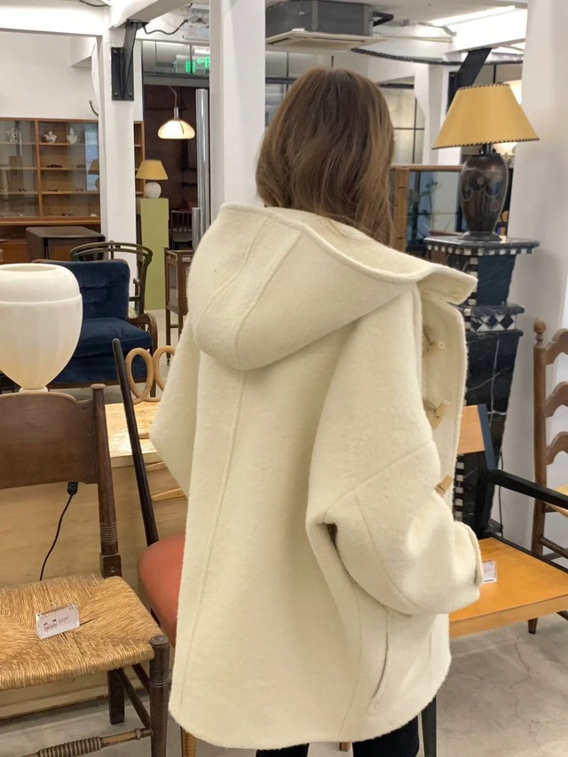 (OUNCE) baby  alpaca hood duffle coat / 2color