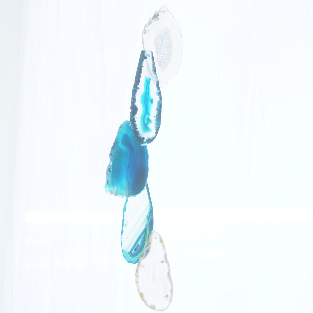 Caspian Sea - アゲートヒーリングチャイム / Agate Sun Catcher Wind Chime 095