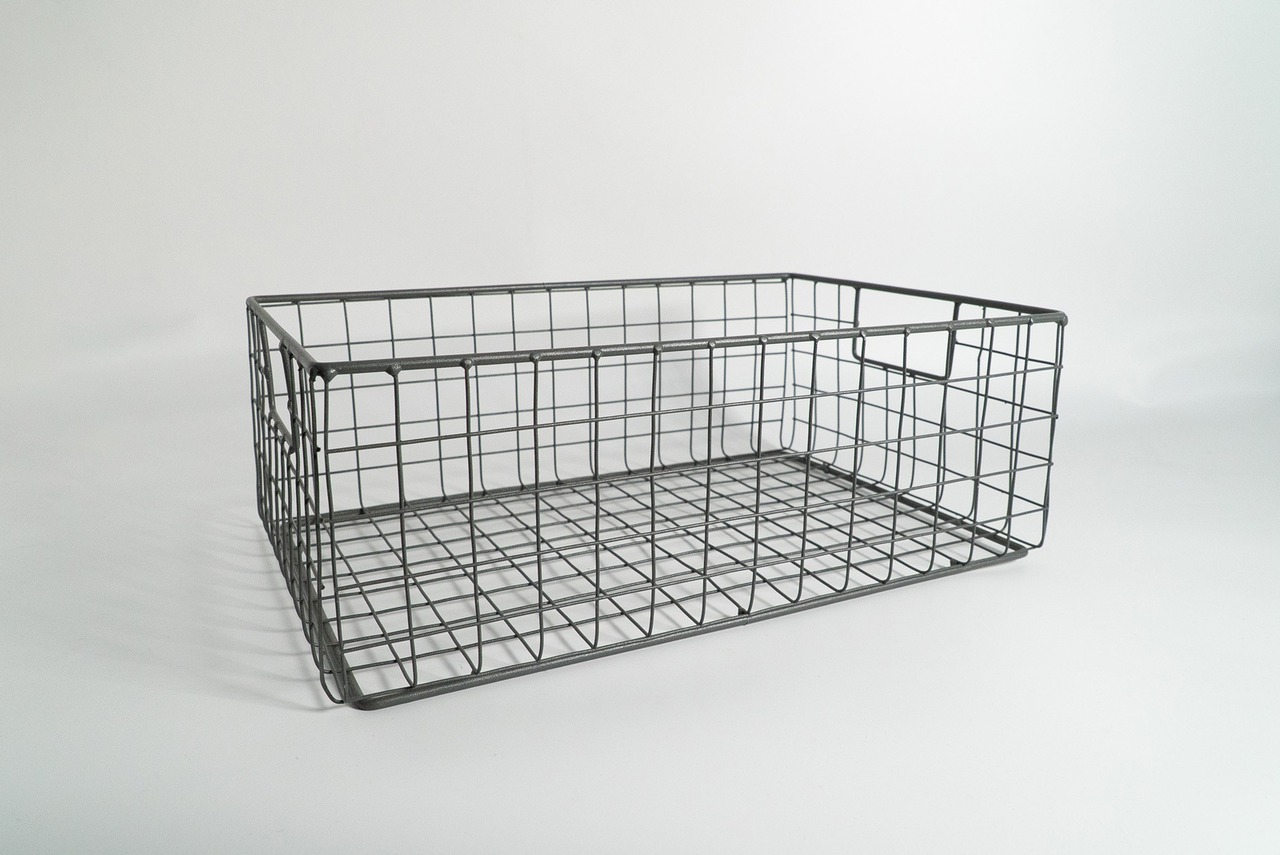 WIRE BASKET SHOES BOX Medium/PUEBCO/プエブコ/かご/シューズボックス
