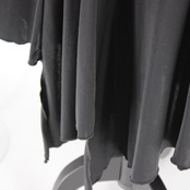 【美品 社交ダンス衣装】ワンピース ドレス 黒 ブラック 無地 シンプル シック 大人っぽい かわいい 可愛い 上品 気品 清楚