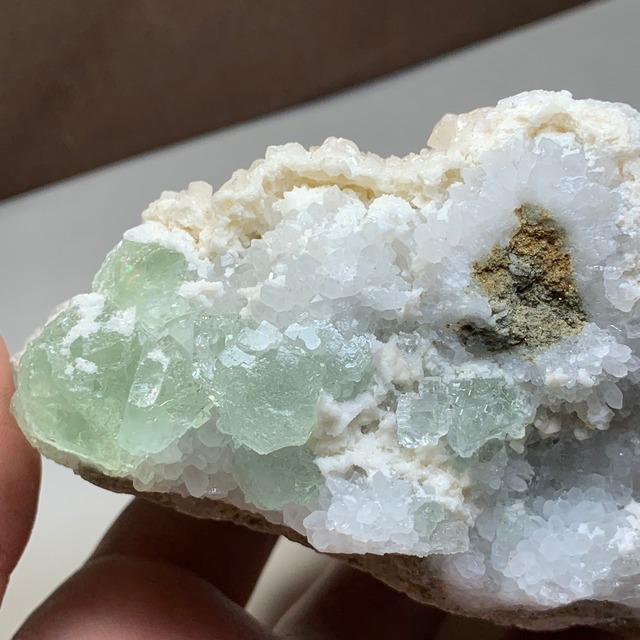 水晶×フローライト原石クラスター