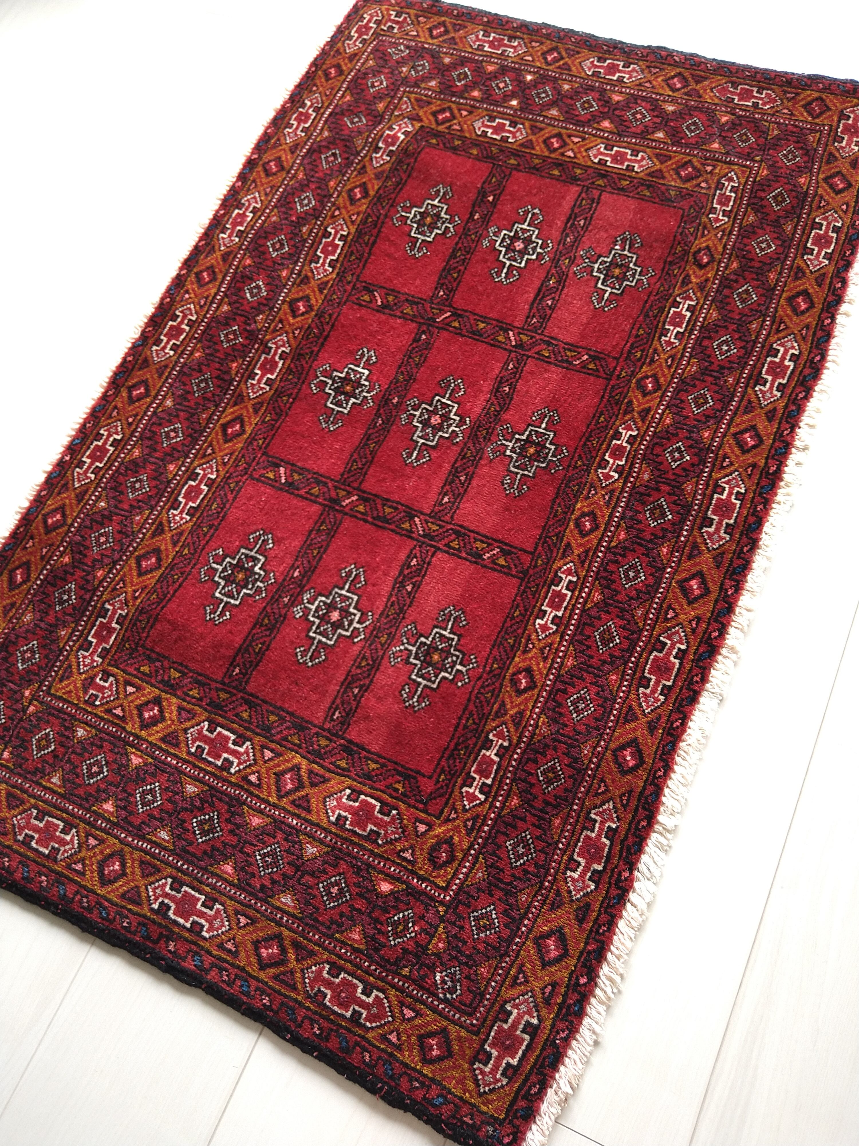 エッセンシャルコンフォート ヴィンテージ ペルシャ絨毯 105×63cm