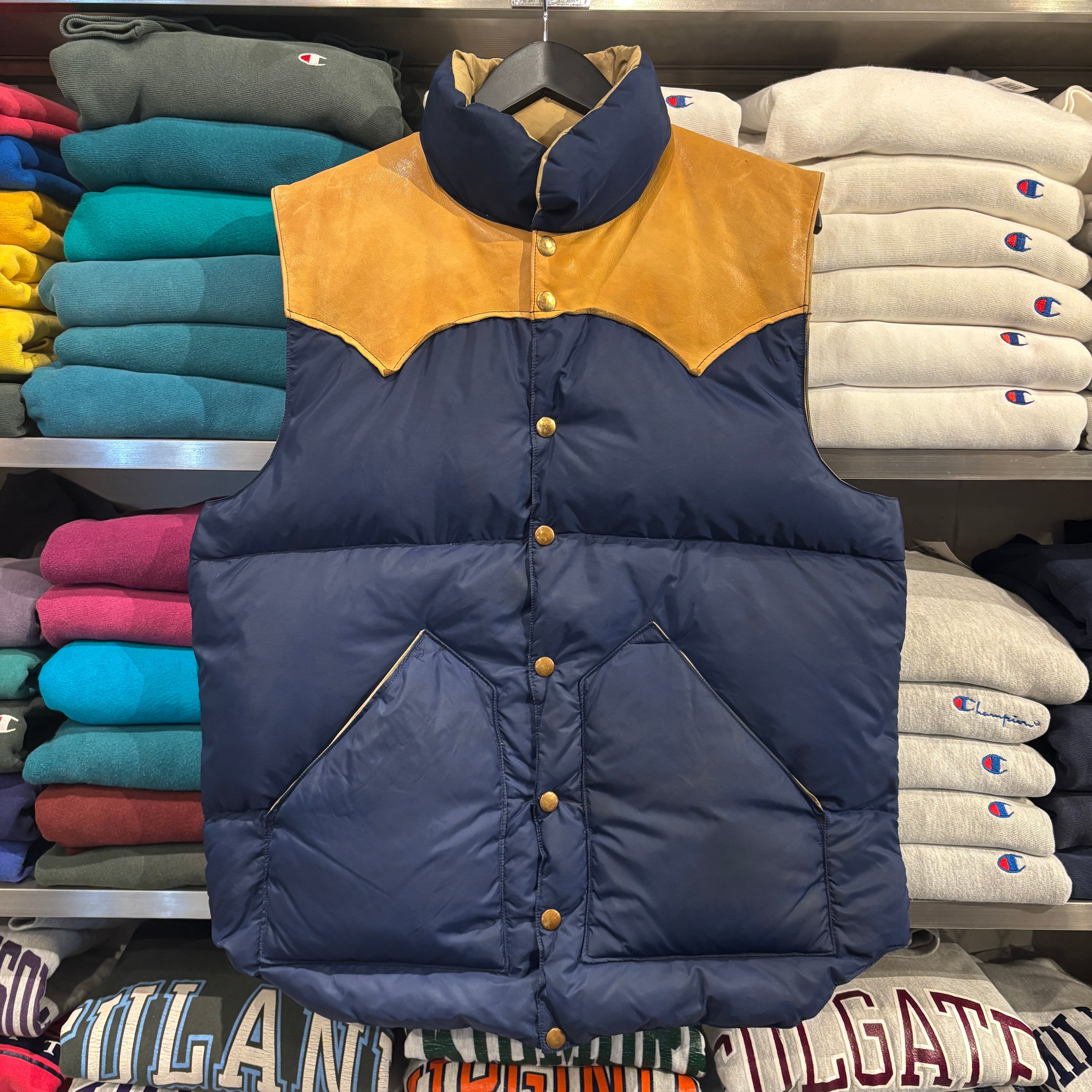 ROCKY MOUNTAIN DOWN VEST 70S サイズ44 70s ROCKY MOUNTAIN DOWN VEST | BerBerJin / & BerBerJin