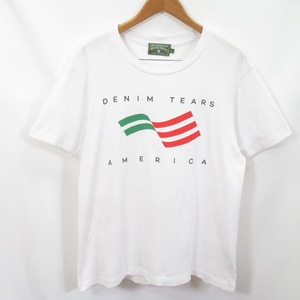 DENIM TEARS USA製 Ellis Tシャツ sizeL/ デニムティアーズ 0802
