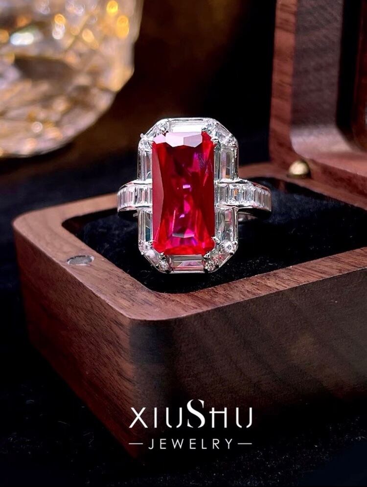 キラキラ✨宝石ビーズ＊ロンギド産ナチュラルルビー＊ボタンカットt80