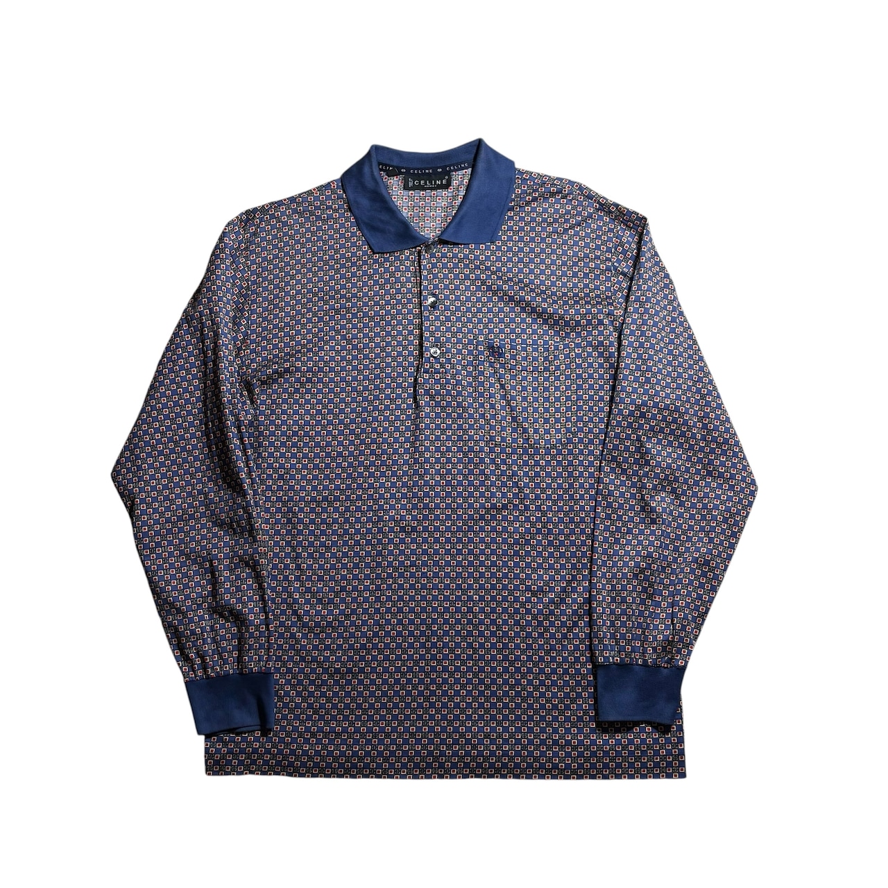 vintage CELINE HOMME long sleeves polo shirt