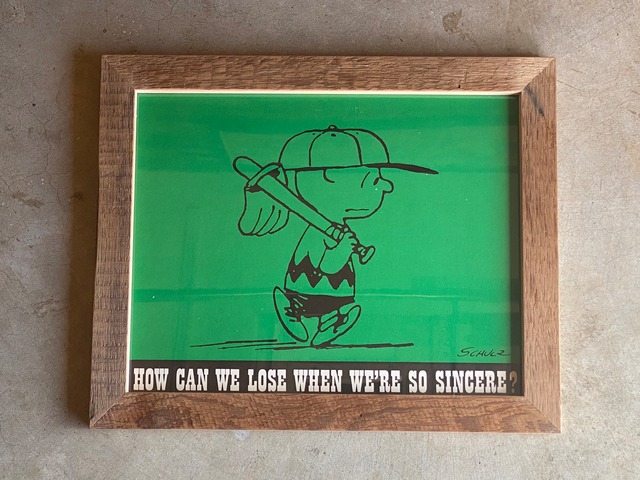 60s PEANUTS DATE BOOK POSTER FRAMING【7】