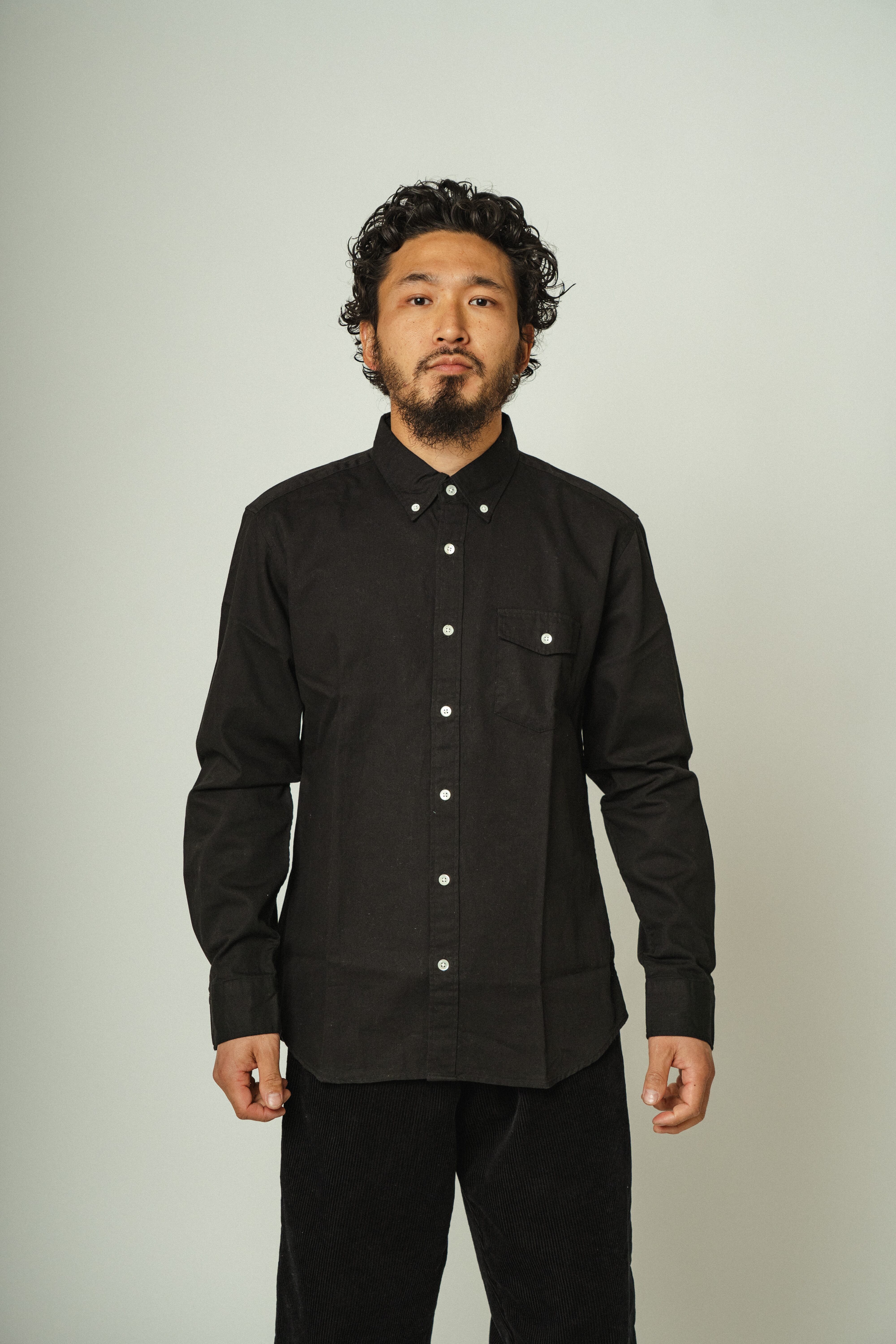 Japan OX Flap Pocket L/S BD Shirts - 101815004 | 【BIG MIKE