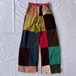 Handmade patchwork corduroy pants 2