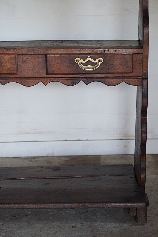 フランス アンティーク Oak Shelf シェルフ 棚 テーブル フランス