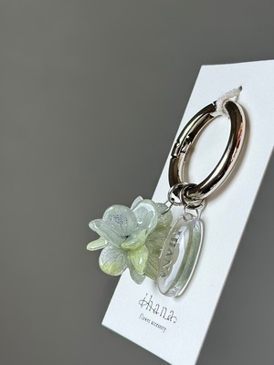 hydrangea keychain【name plate】