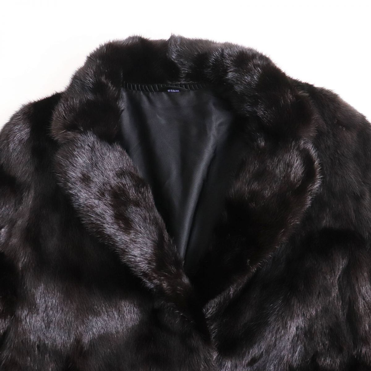 タグ付き未使用 ※ネーム入り サガミンク 大判シルバーブルー