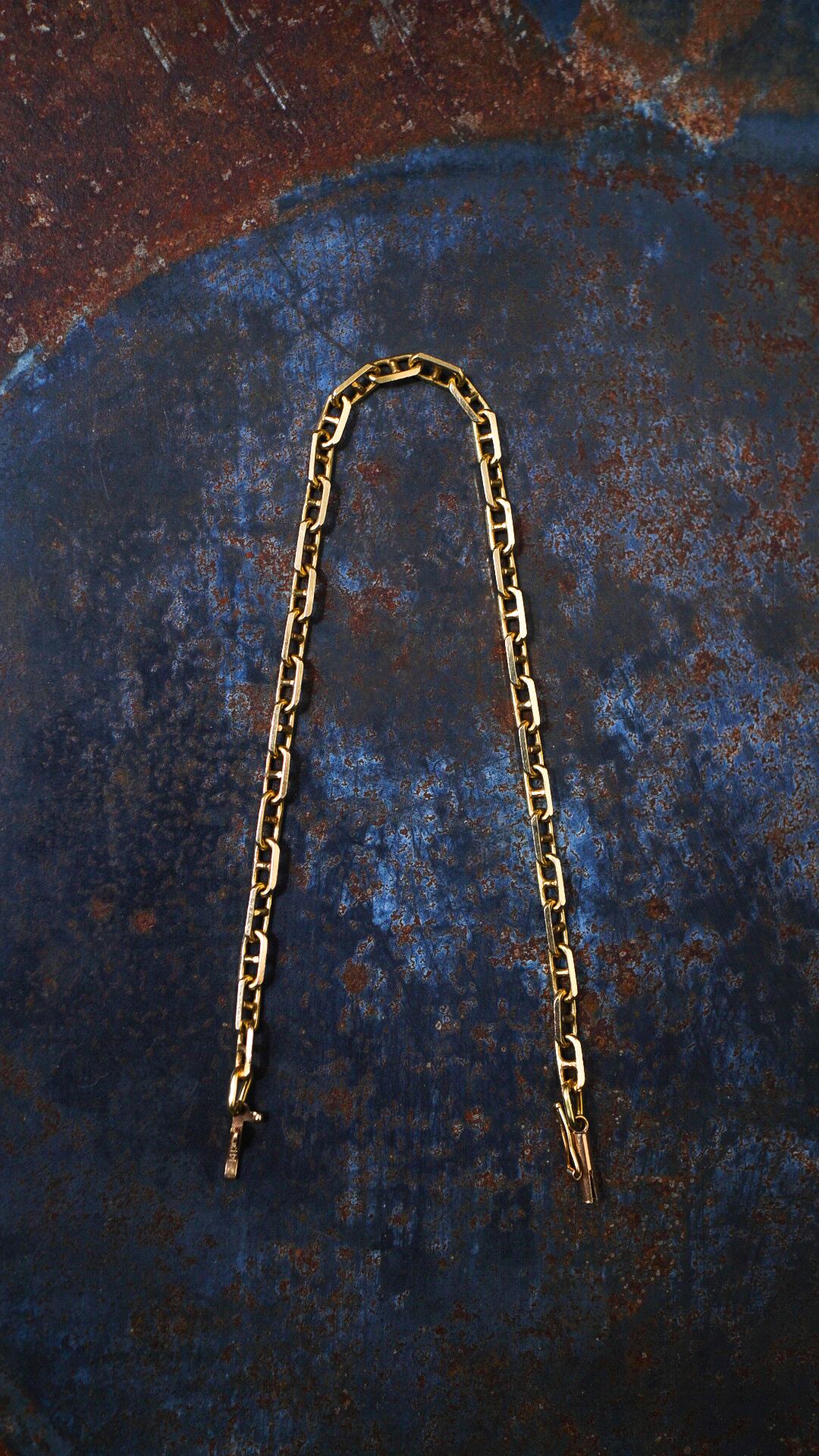 VINTAGE】U.S. VINTAGE K14 イエロー ゴールド アンカー チェーン