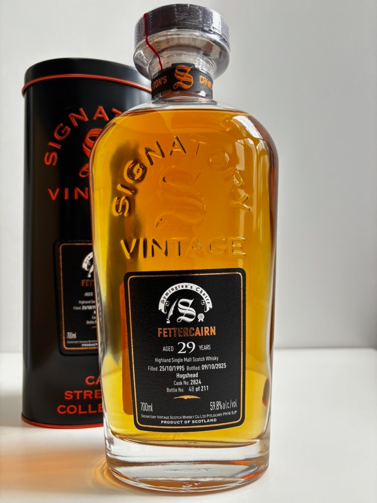 フェッターケアン 1995/2025 29年 ホグスヘッド#2824 59.8% 700ml 