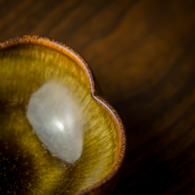 輪花小鉢 窯変蕎麦釉（小鉢・向付） ／北側雄一