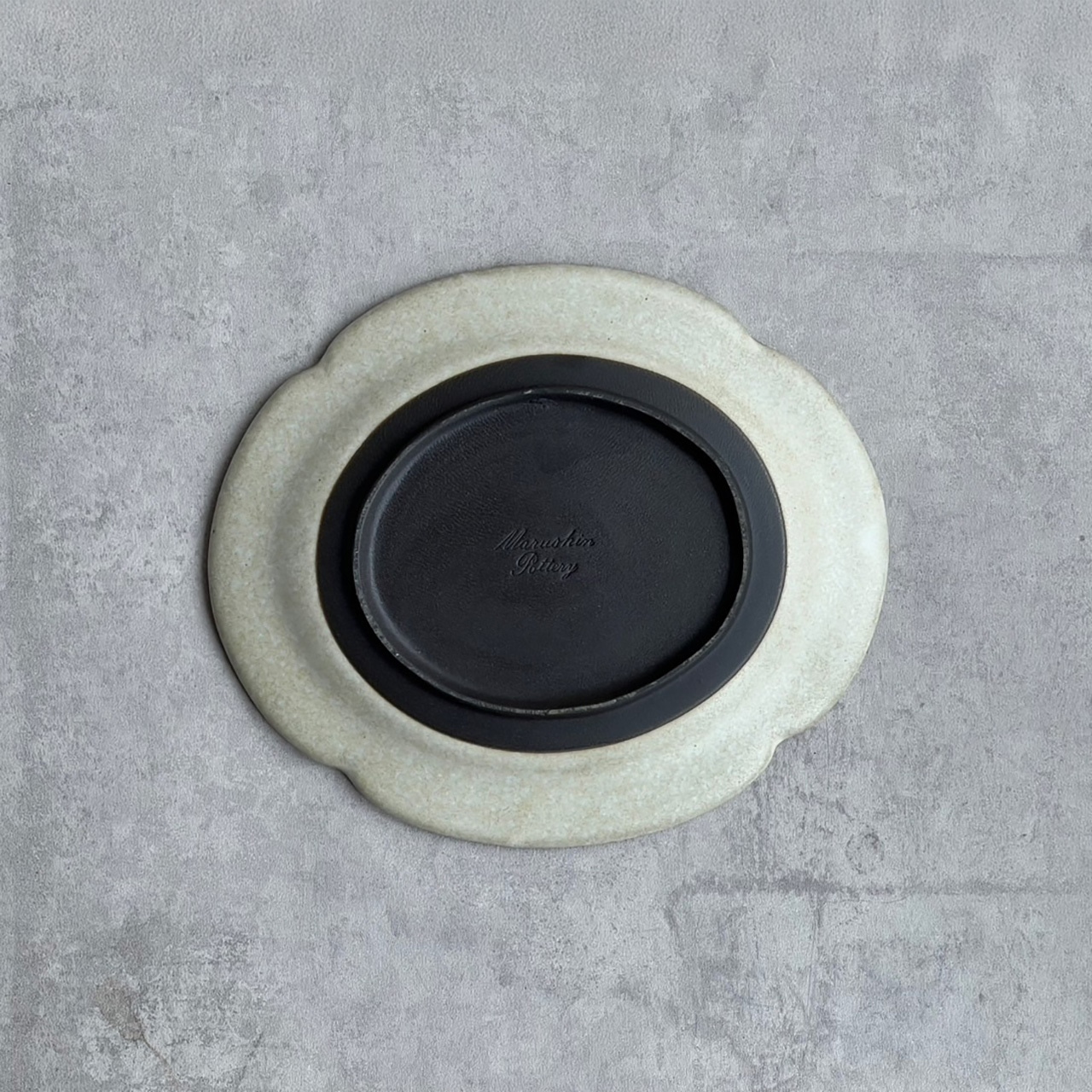 A2513 デプレオーバルプレートS(白)